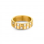 Anel Chess Crystal Golden