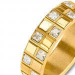 Anel Chess Crystal Golden