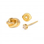 Eternal Golden Necklace & Earrings Set
