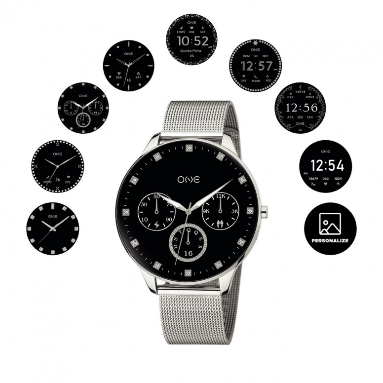 Reloj Smartwatch Slim Silver
