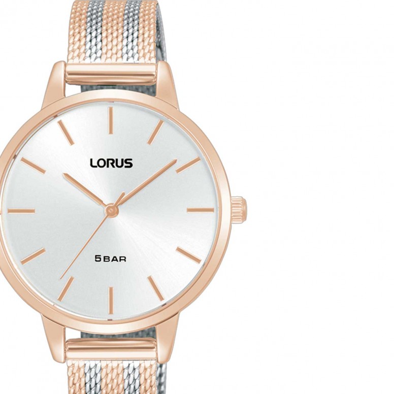 Ladies 3H Bicolor Rose Gold Watch