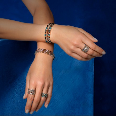 Anillo Istambul Azul