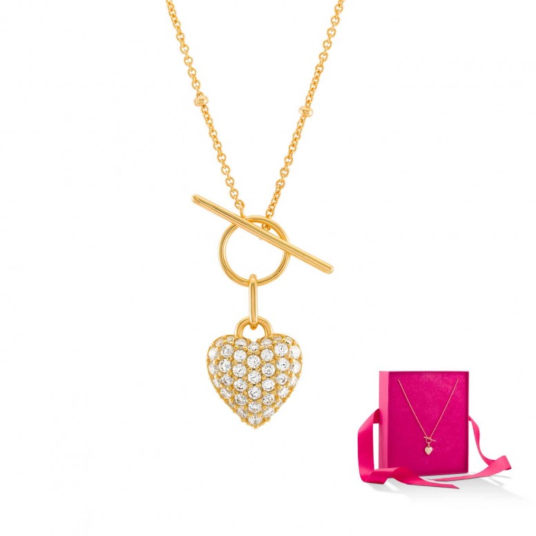 Collar Travinca Heart Golden