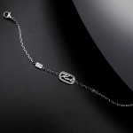 Pulseira Crystals Prateada