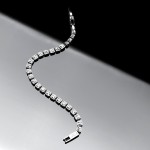 Pulseira Crystals Prateada