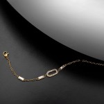 Pulseira Crystals Dourada