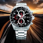 Solar Chronograph Black Watch