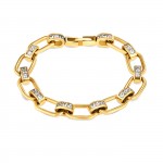 Pulsera Chess Crystal Golden