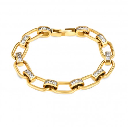 Pulsera Chess Crystal Golden