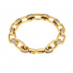 Pulsera Chess Crystal Golden