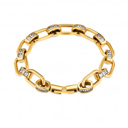 Pulsera Chess Crystal Golden