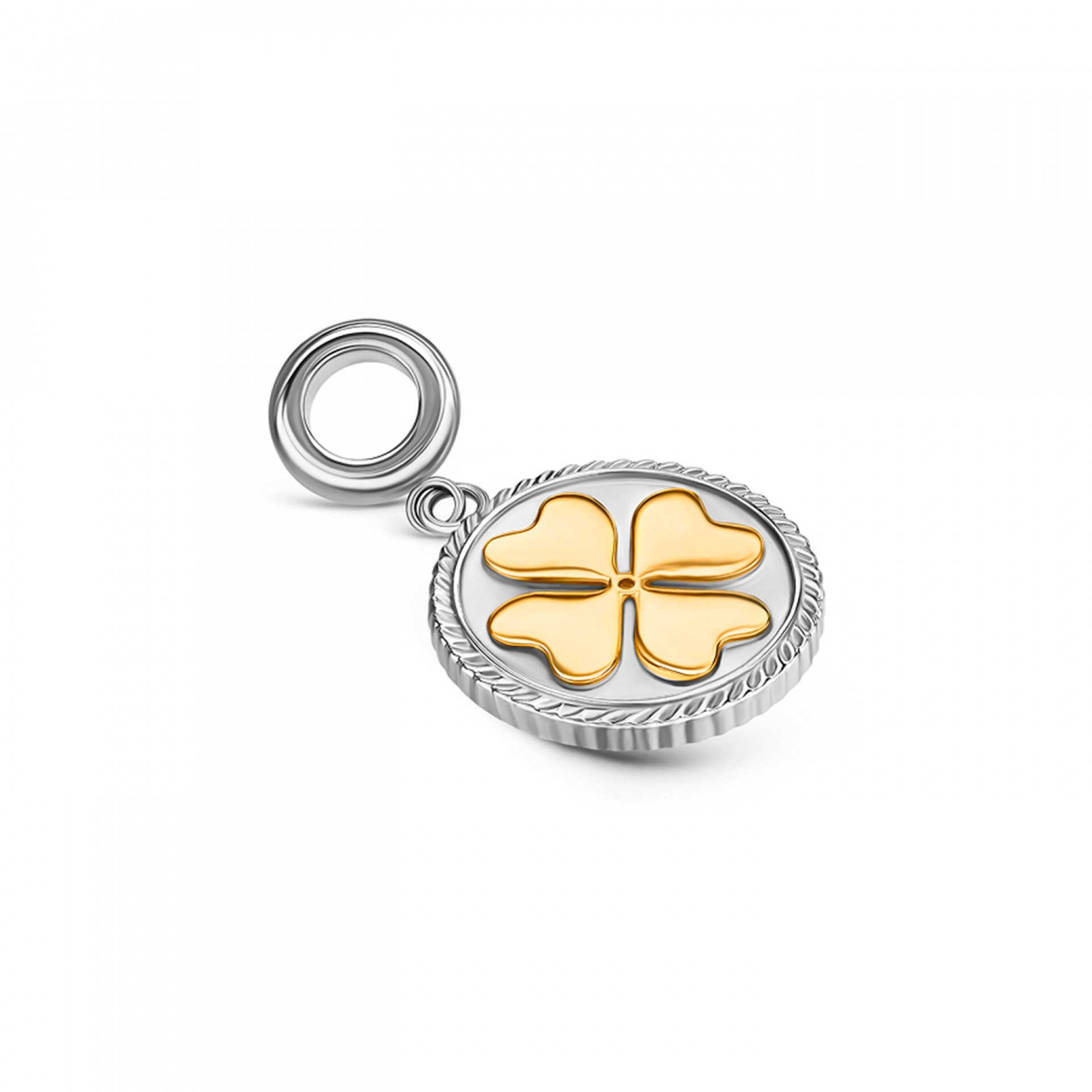 Lucky Flower Bicolor Charm