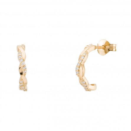 Aros Grace Oro 18K Diamantes