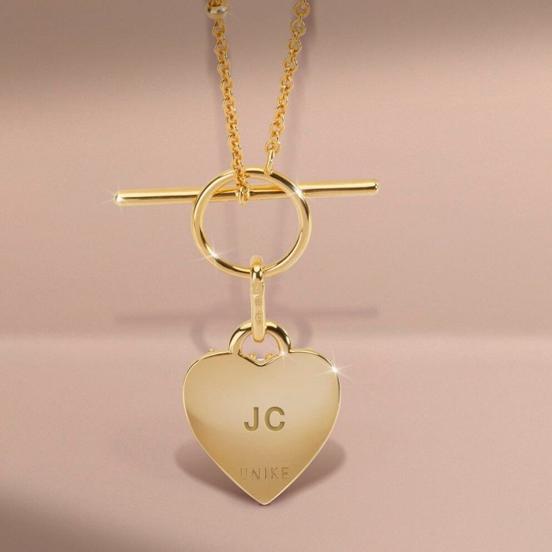 Collar Travinca Heart Golden