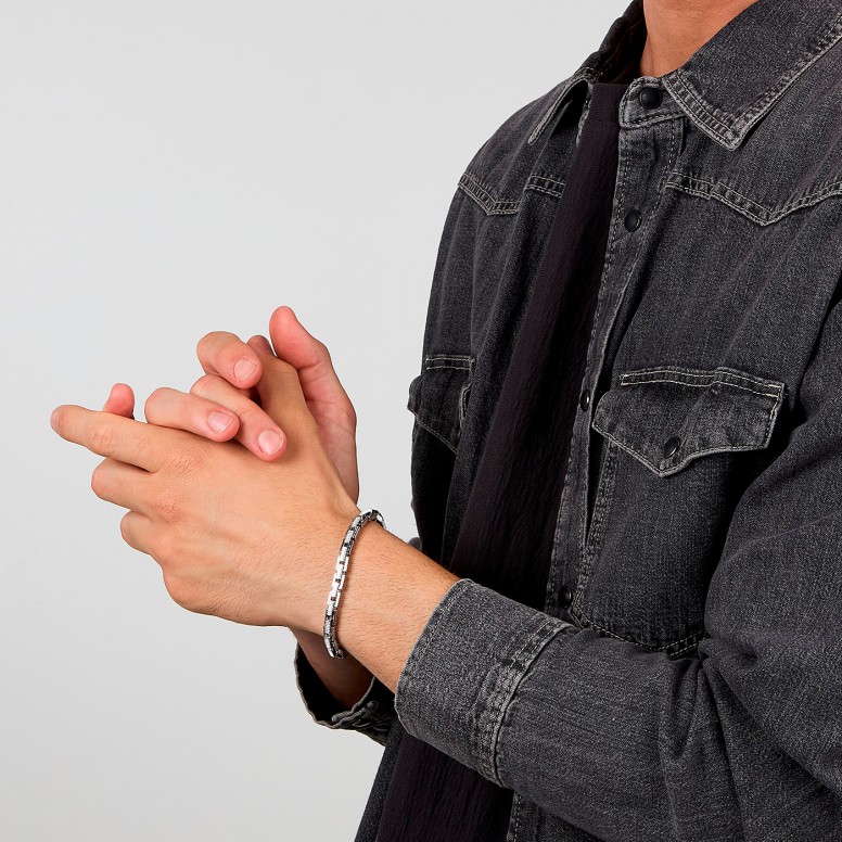 Pulseira Basic Prateada