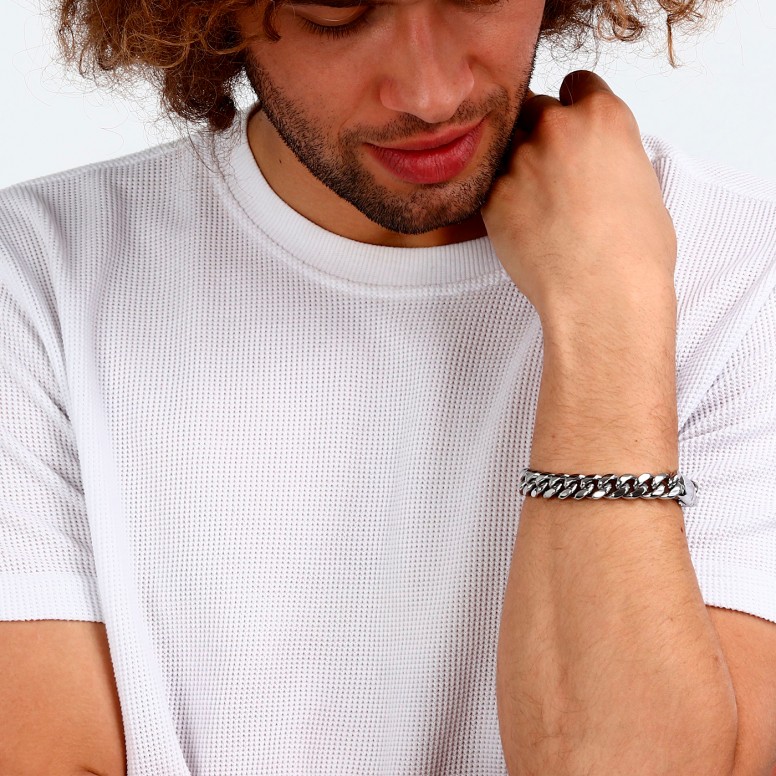 Bold Silver Bracelet