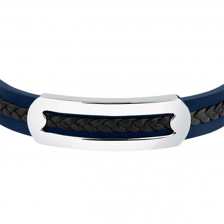 Bandy Blue and Black Bracelet