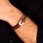 Pulsera Bandy Black and Red