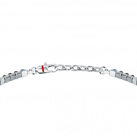 Tennis Blue and Black Bracelet