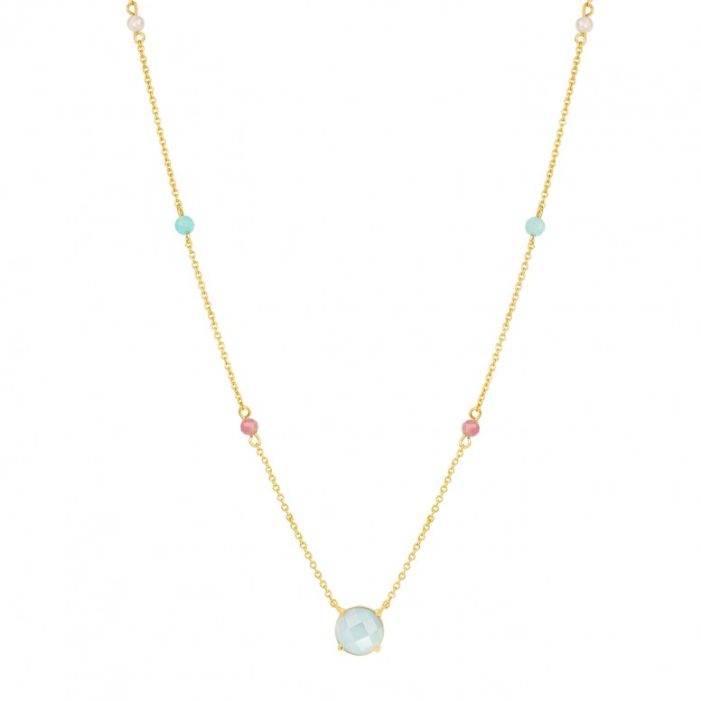 Fun Colorful Stones Necklace