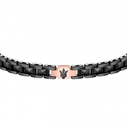 Pulseira Gioielli Black & Rose Gold