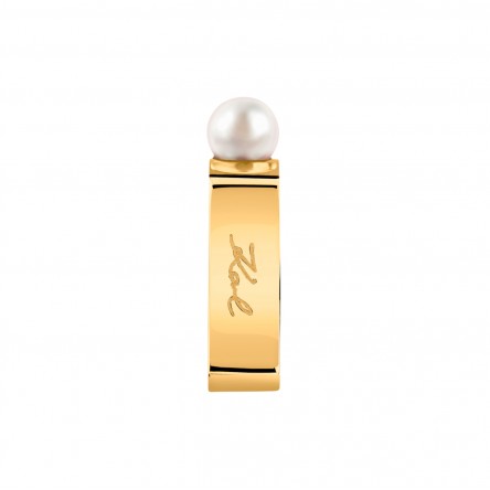 Anel Shell Pearl Dourado