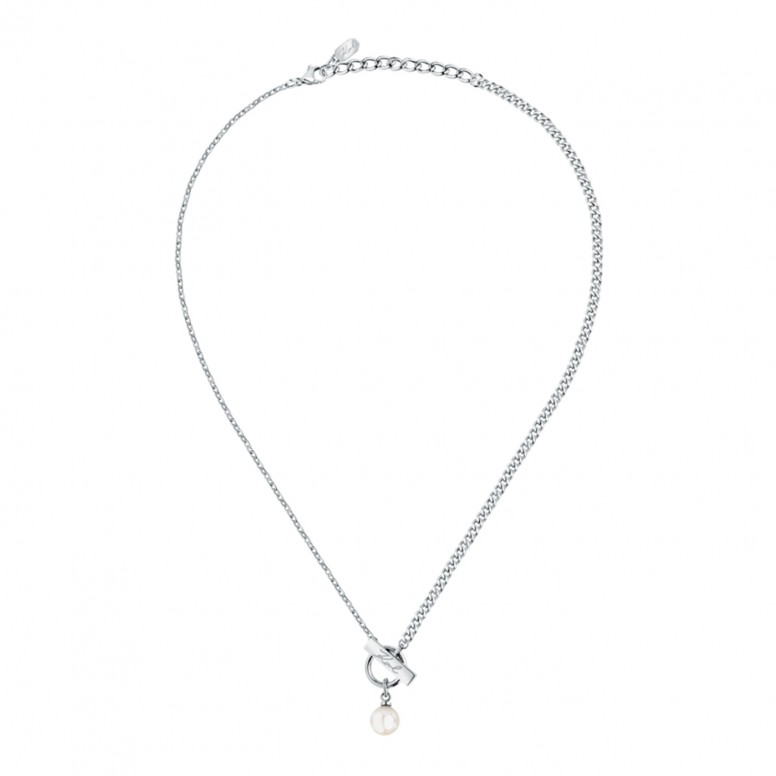 Shell Pearl Silver Necklace