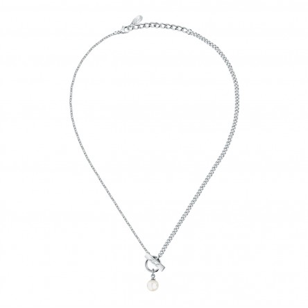 Colar Shell Pearl Prateado