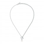 Shell Pearl Silver Necklace