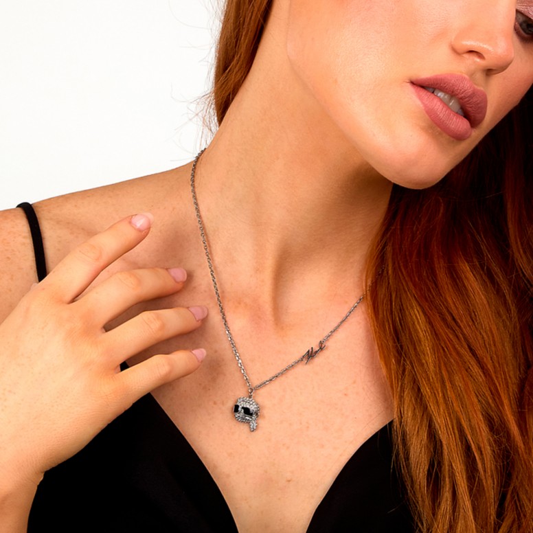 Collar Charms Plateado