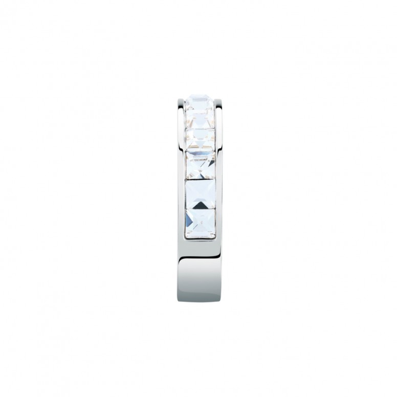 Crystals Silver Ring