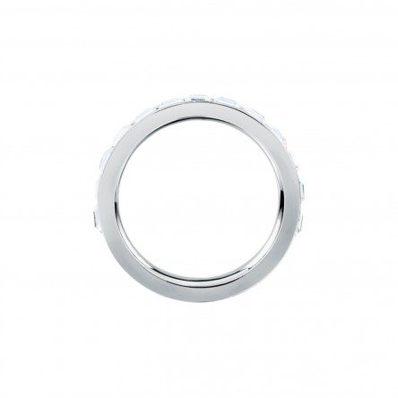 Crystals Silver Ring