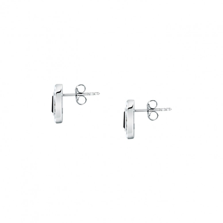 Pendientes Crystals Plateados