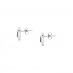 Pendientes Crystals Plateados