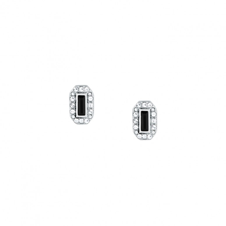 Pendientes Crystals Plateados