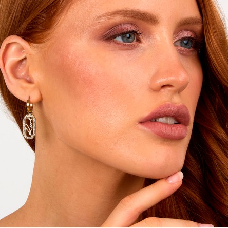 Pendientes Crystals Dorados