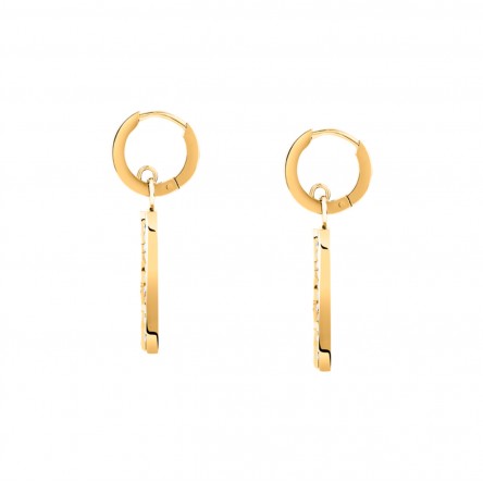 Pendientes Crystals Dorados