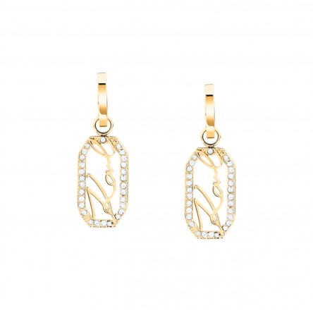 Pendientes Crystals Dorados