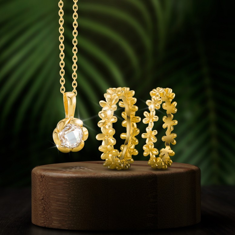 Collar Golden Bloom II