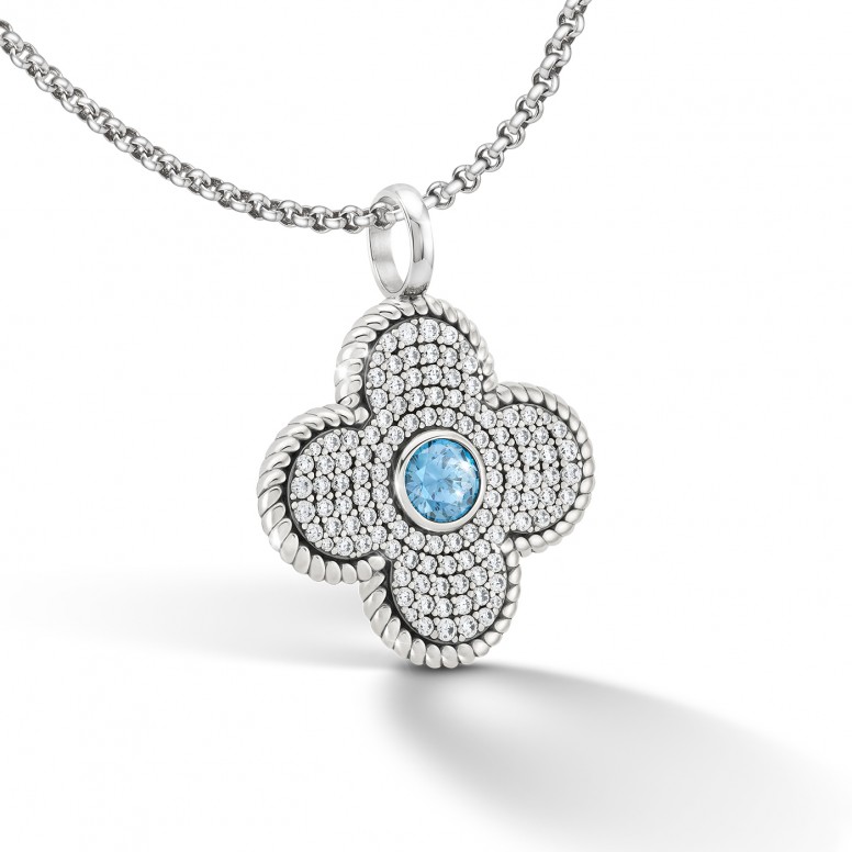 Colgante Hawaii Azul