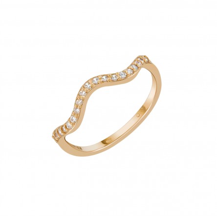 Anillo Oro 14K Waves