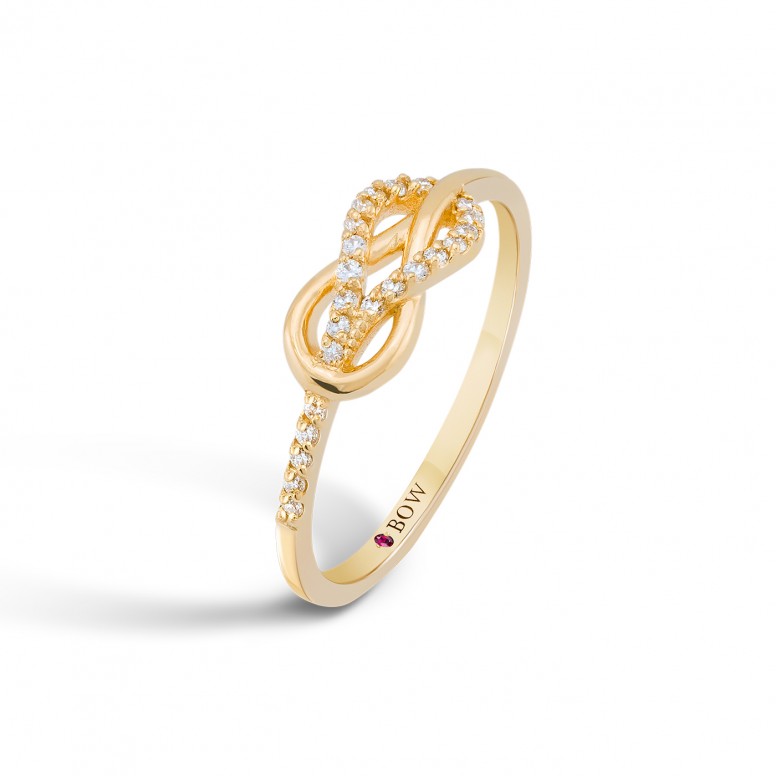 Anillo Forever Oro 18K Diamantes