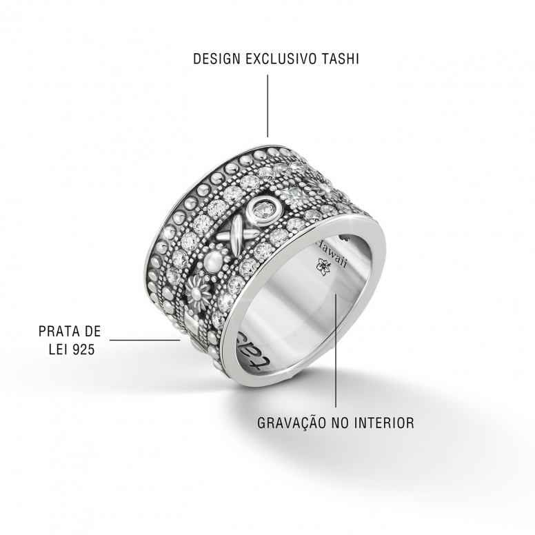 Anillo Hawaii Blanco II