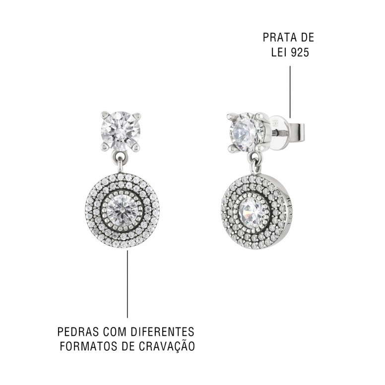 Pendientes Hawaii Blanco