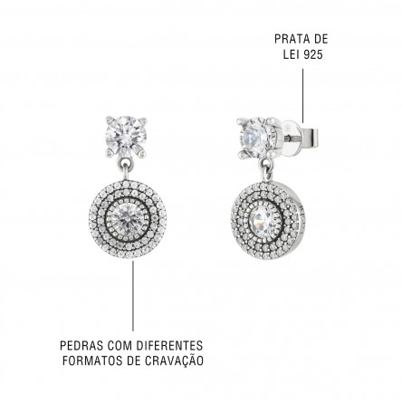 Pendientes Hawaii Blanco