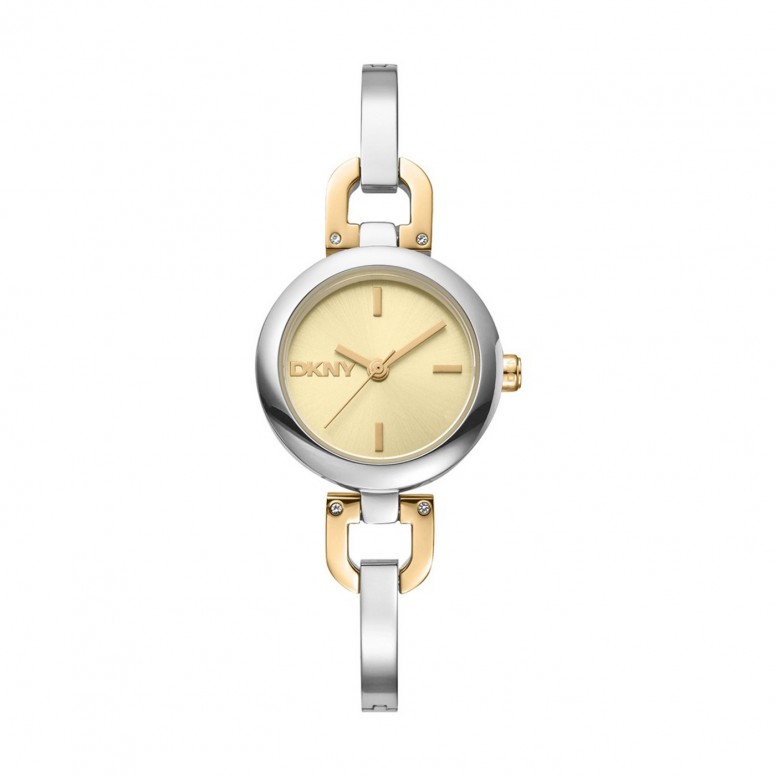 Beige Half Bangle Watch