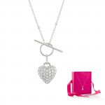 Collar Travinca Heart Silver