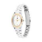 Oval Silver Steel Watch
