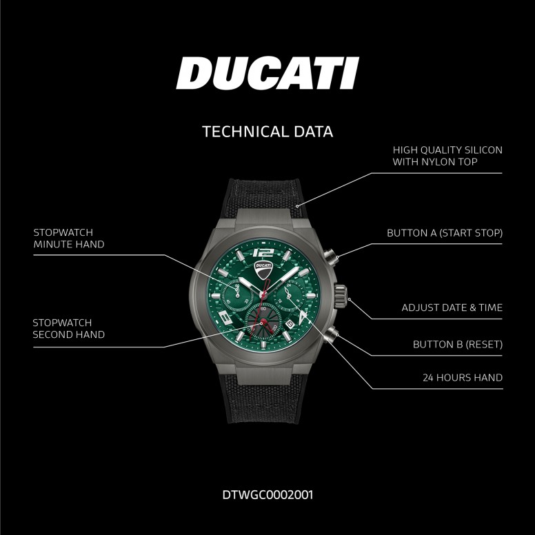 Rel�gio DT014 Crono Verde