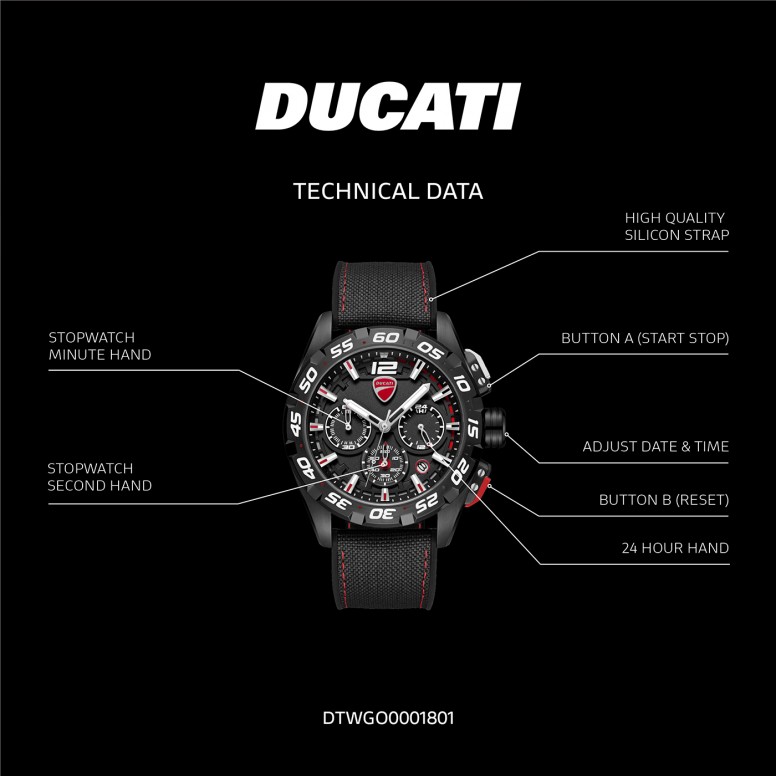 Rel�gio DT012 Crono Preto